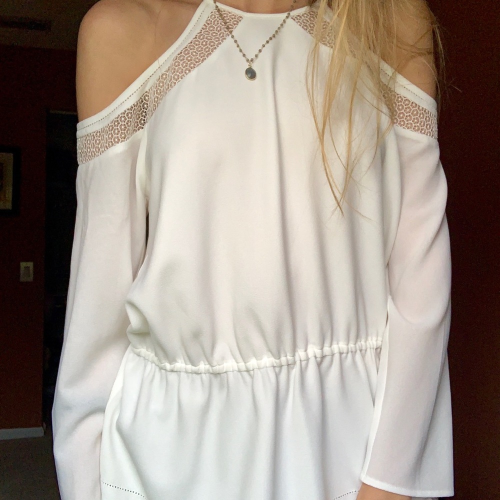 cooper & ella ivory long sleeve top